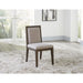 Modus Furniture Modesto Wood Frame Upholstered Side Chair in Koala Linen and French Roast 655450331251 FPBL63 Main Image