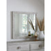 Modus Furniture Boho Chic Plain Mirror in Washed White 655450272165 1JQ983B Main Image