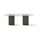 Modus Furniture Modesto Rectangular Glass Top Dining Table in French Roast 655450331312 FPBL61 Image 5