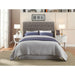 Modus Furniture Royal Tufted Upholstered Headboard in Dolphin Linen  3ZH3L BH11 Image 1