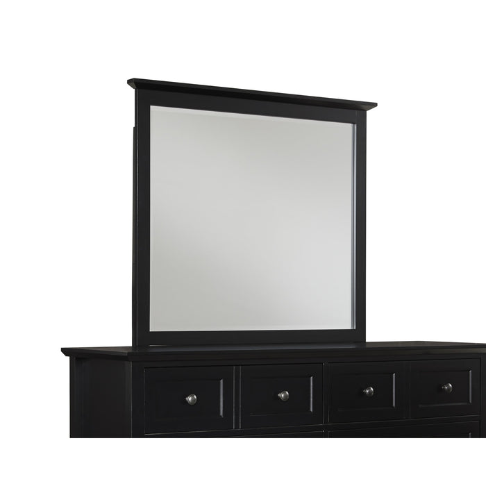 Modus Furniture Paragon Beveled Glass Mirror in Black 655450162848 4N0283 Image 1