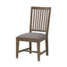 Modus Furniture Autumn Solid Wood Upholstered Dining Chair in Flint Oak 655450240973 8FJ866 Image 2