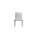 Modus Furniture Amalfi Metal Back Chair in White Leather 655450279959 1AA466M Image 1