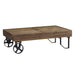 Modus Furniture Coalburn Reclaimed Wood Rectangular Coffee Table in Russett Brown 655450170553 8QQ521 Image 1