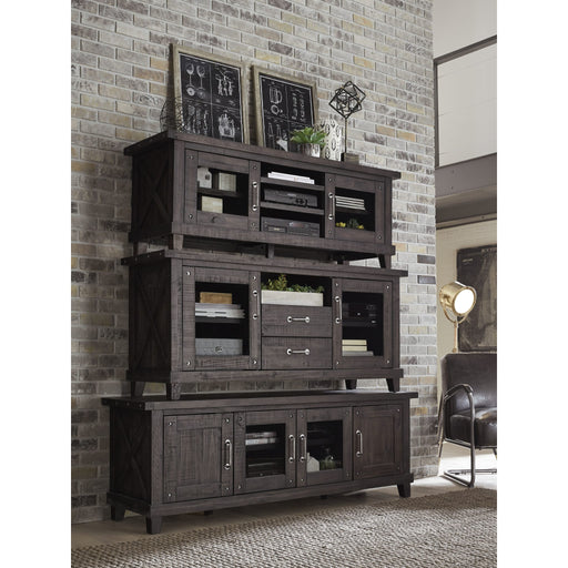 Modus Furniture Yosemite Solid Wood Four Door Media Console in Cafe 655450202162 7YC926C Image 1