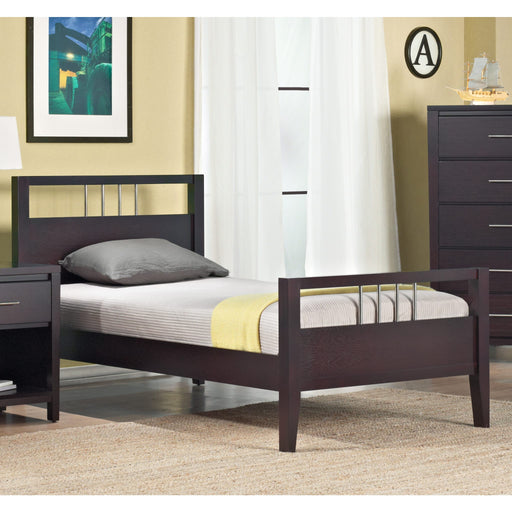 Modus Furniture Nevis Wood Platform Bed in Espresso  NV23F  Image 1