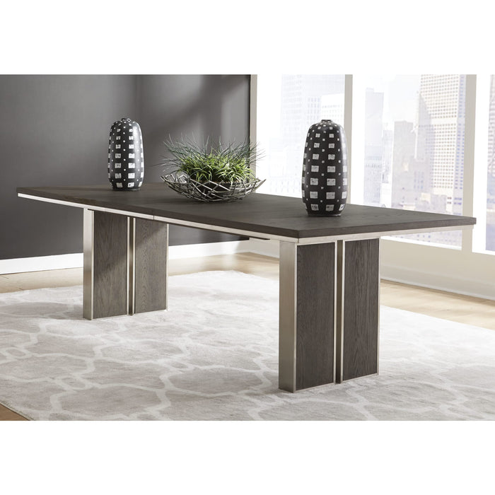 Modus Furniture Plata Extension Dining Table in Thunder Grey 655450307041 6EL460 Main Image