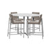 Modus Furniture Amalfi Metal Back Counter Stool in Taupe Leather 655450234019 1AE270M Image 3