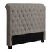 Modus Furniture Royal Tufted Upholstered Headboard in Dolphin Linen  3ZH3L BH11 Image 5