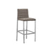 Modus Furniture Amalfi Metal Back Bar Stool in Taupe Leather 655450233999 1AE268M Main Image