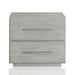 Modus Furniture Destination Two Drawer Nightstand in Cotton Grey 655450270079 DEZ781 Image 3