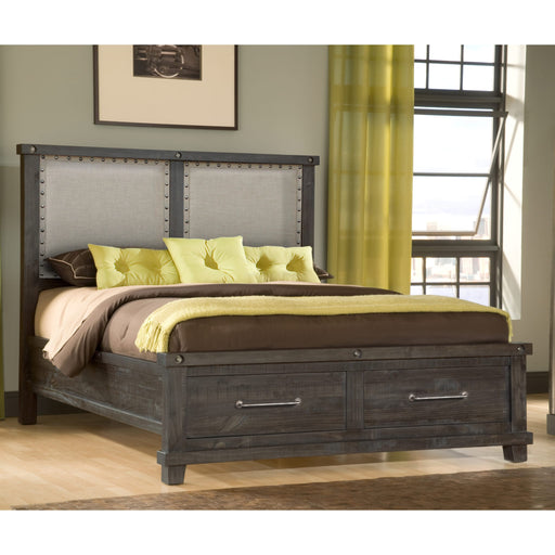 Modus Furniture Yosemite Upholstered Footboard Storage Bed in Cafe  7YC9S  Main Image