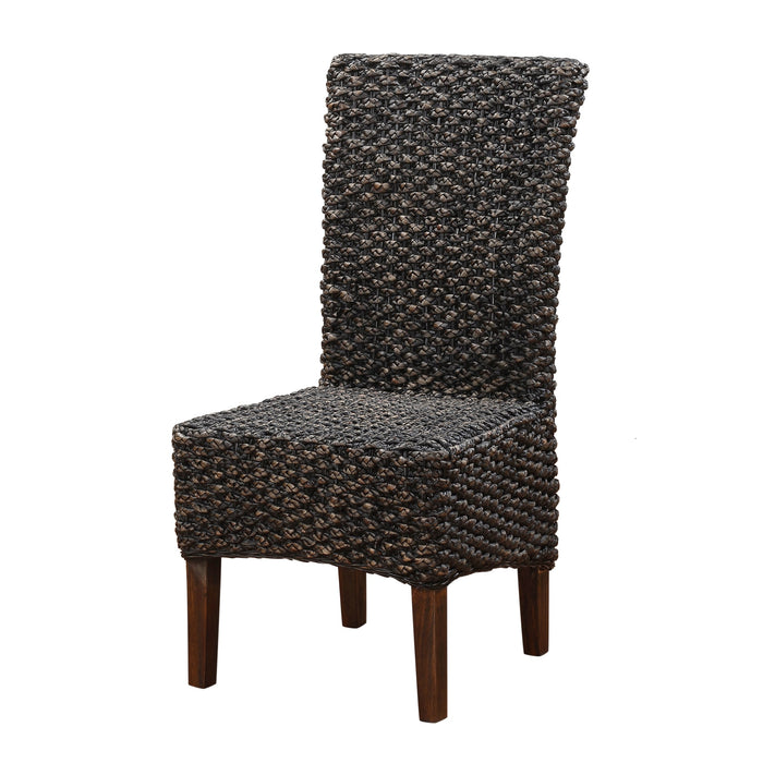 Modus Furniture Meadow Wicker Dining Chair in Brick Brown 655450090875 3F4166 Image 5