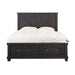 Modus Furniture Yosemite Solid Wood Footboard Storage Bed in Cafe  7YC9D  Image 8