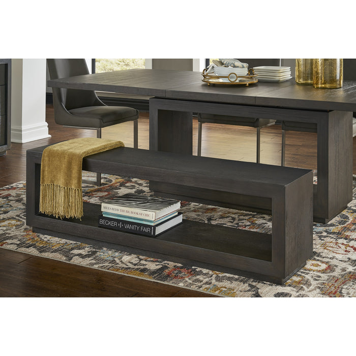 Modus Furniture Oxford Dining Bench in Basalt Grey 655450246661 AZU565 Main Image