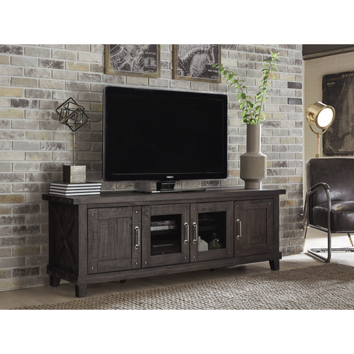 Modus Furniture Yosemite Solid Wood Four Door Media Console in Cafe 655450202162 7YC926C Main Image