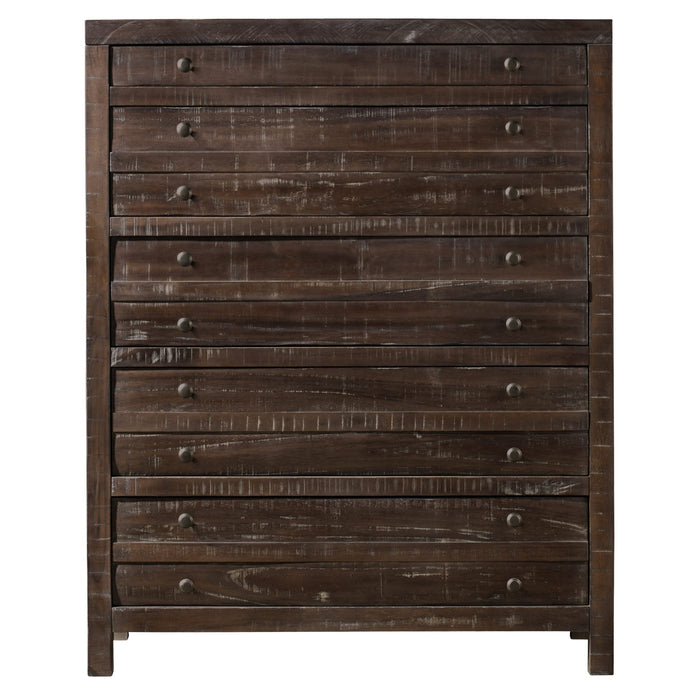 Modus Furniture Townsend Five Drawer Solid Wood Chest in Java 655450159909 8T0684 Image 5