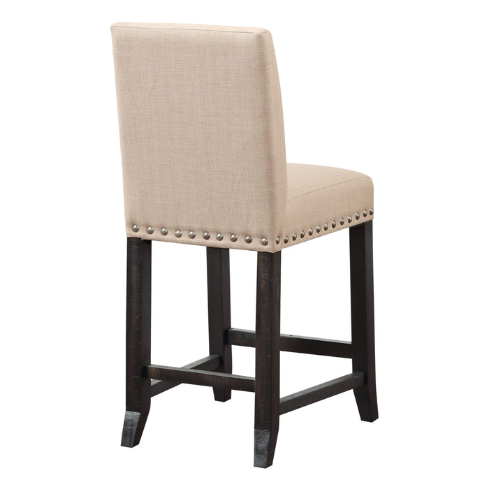 Modus Furniture Yosemite Upholstered Kitchen Counter Stool in Cafe 655450138393 7YC970F Image 3