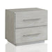 Modus Furniture Destination Two Drawer Nightstand in Cotton Grey 655450270079 DEZ781 Image 2