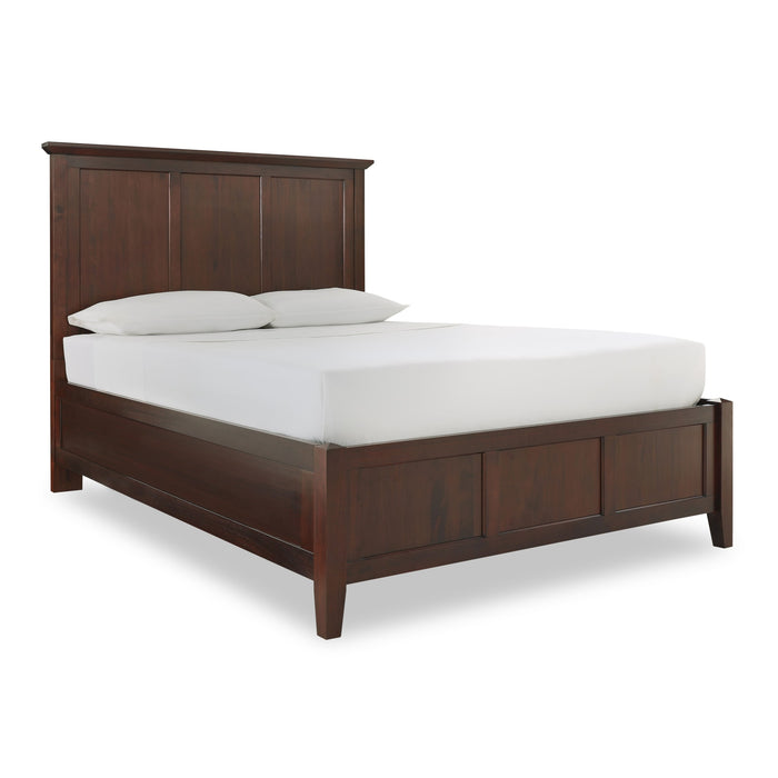 Modus Furniture Paragon Wood Panel Bed in Truffle  4N35L  Image 2