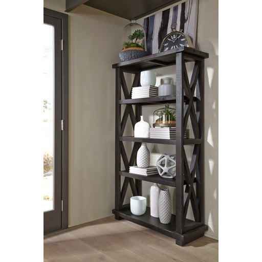 Modus Furniture Yosemite Solid Wood Bookcase in Cafe 655450177606 7YC91939 Main Image