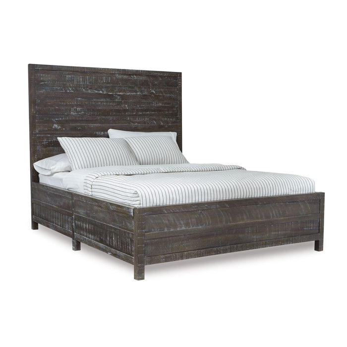 Modus Furniture Townsend Solid Wood Low-Profile Bed in Gunmetal  8TR9B  Image 3