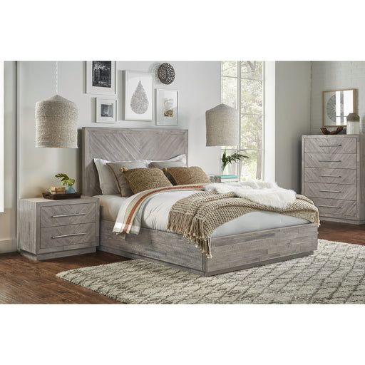 Modus Furniture Alexandra Solid Wood Storage Bed in Rustic Latte  5RS3P  Main Image