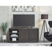 Modus Furniture Oxford 64 inch Two Drawer Two Shelf Media Console in Basalt Grey 655450251405 AZU5266 Main Image