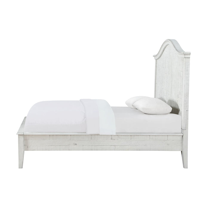 Modus Furniture Ella Solid Wood Crown Bed in White Wash  2G43B  Image 6