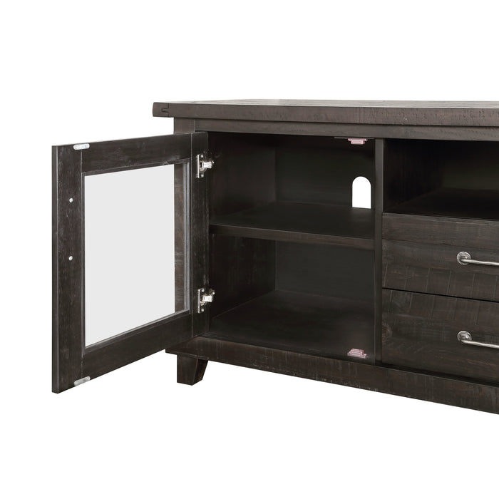 Modus Furniture Yosemite Solid Wood Two Drawer Media Console in Cafe 655450210198 7YC926D Image 4