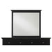 Modus Furniture Paragon Beveled Glass Mirror in Black 655450162848 4N0283 Image 2