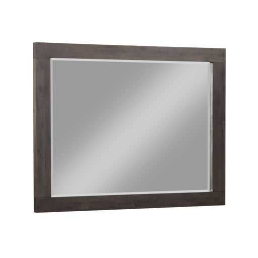 Modus Furniture Heath Beveled Glass Mirror in Basalt Grey 655450199646 3H5783 Image 1