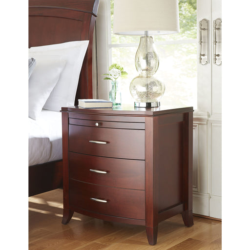 Modus Furniture Brighton Two Drawer Nightstand in Cinnamon 655450107801 BR1581 Main Image