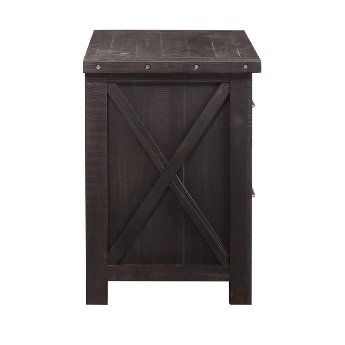 Modus Furniture Yosemite Solid Wood Lateral File Cabinet in Cafe 655450191213 7YC918 Image 3