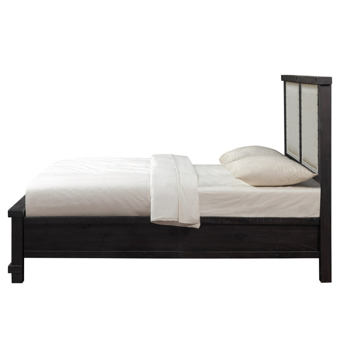 Modus Furniture Yosemite Upholstered Footboard Storage Bed in Cafe  7YC9S  Image 5