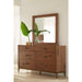 Modus Adler Six Drawer Dresser in Natural Walnut (2024) Main Image