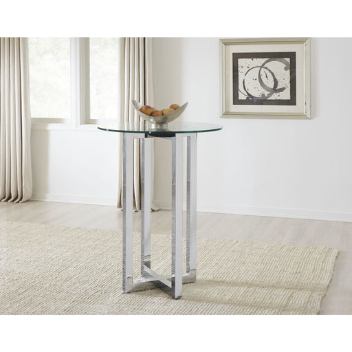 Modus Amalfi 32 inch Round Glass Top Bar Table Main Image
