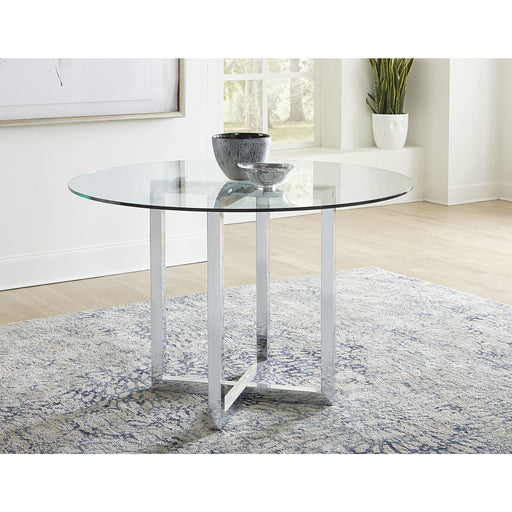 Modus Amalfi 54 inch Round Glass Top Counter Table Main Image