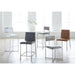 Modus Amalfi Metal Back Counter Stool in White Leather Image 1