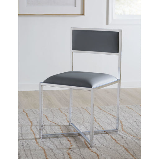 Modus Amalfi X-Base Chair in Cobalt Leather Main Image