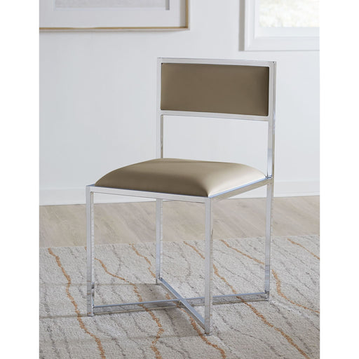 Modus Amalfi X-Base Chair in Taupe Leather Main Image