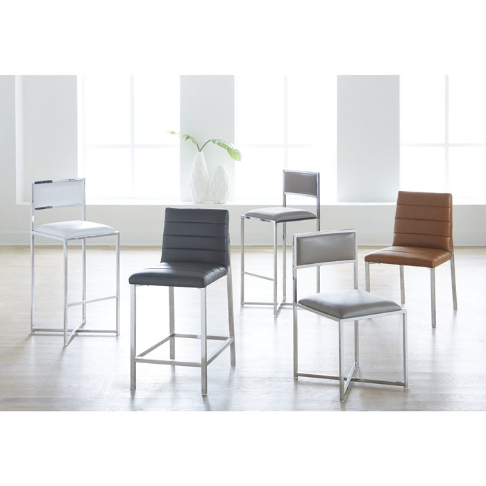 Modus Amalfi X-Base Chair in White Leather Image 5