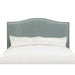 Modus Ariana Camelback Upholstered Headboard in Bluebird Linen Image 4