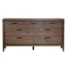 Modus Boracay Seven Drawer Walnut Dresser in Wild Oats Brown (2024) Image 4