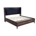 Modus Boracay Upholstered Wingback Storage Bed in Wild Oats Brown Image 5