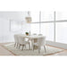 Modus Caye Stone Top Double Pedestal Dining Table with Ivory Cement Base Image 3