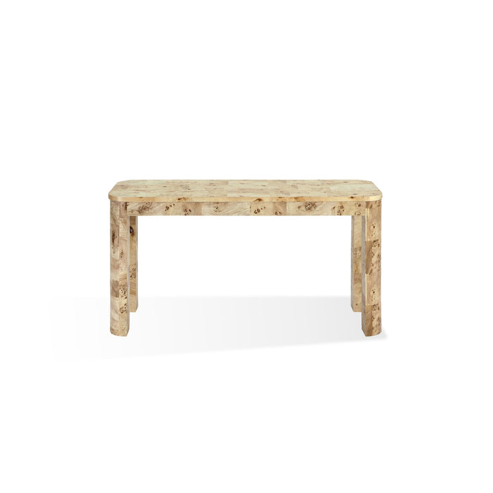 Modus Cosmo Mappa Burl Console Table in Amber Kiss Main Image