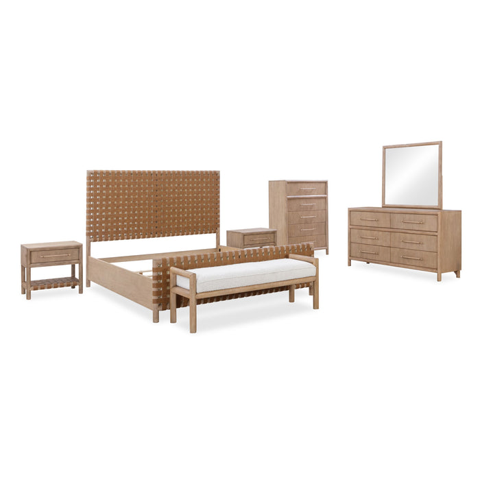 Modus Dorsey Woven Panel Bed in Granola and Ginger Image 10