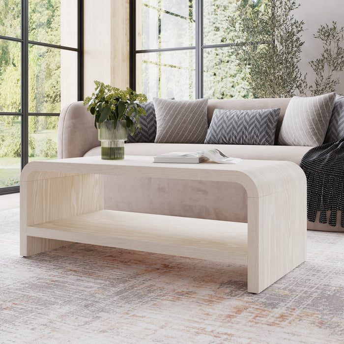 Modus Drake Ash Wood Coffee Table in Sugar Main Image