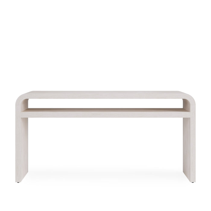 Modus Drake Ash Wood Console Table in Sugar Image 1